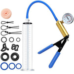 Male Enhancement Pump System 9 x 1.75 inch Cylinder,with Gauge