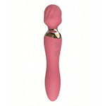Dual Motor Wand Massager for Women – 2-in-1 G?Spot & Clitoral Stimulator, 12 Modes, Rechargeable, Waterproof, Powerful Quiet Vibrator, Sex Toy for Couples, Personal Use, Travel, Beginners & Advanced