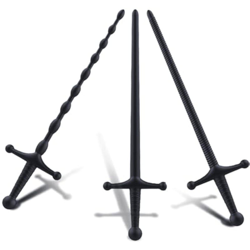 Urethral Sounds Set 3 PCS Penis Plug Urethral Dilator for Men