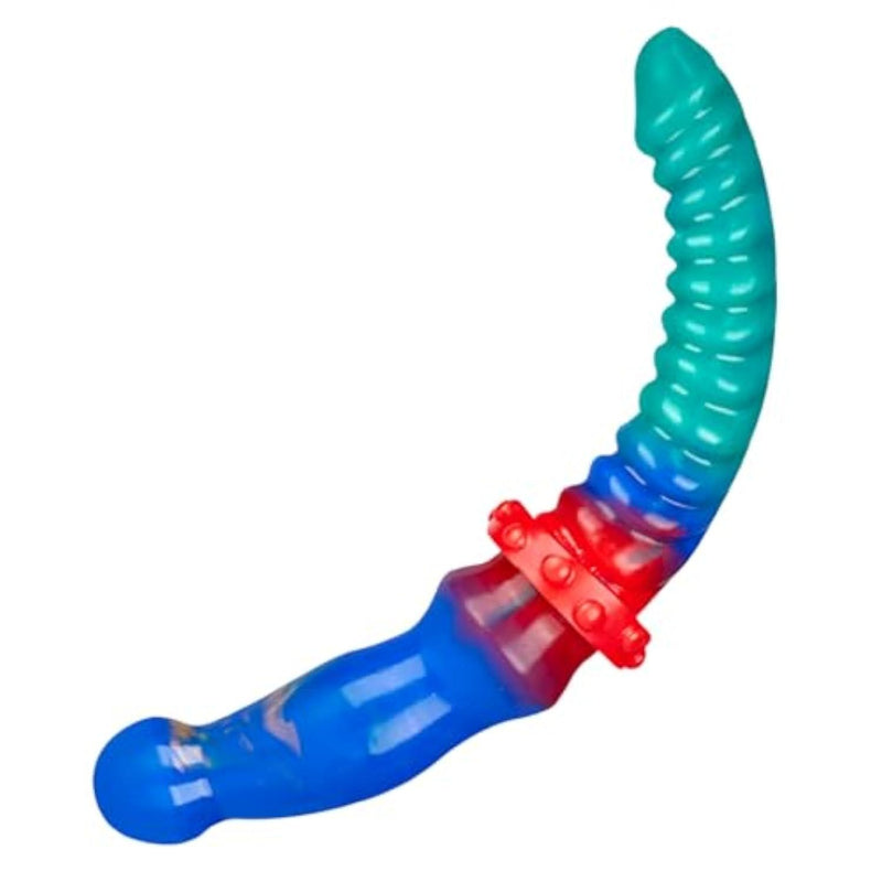 Realistic Double Ended Dildo, 14 Inch Long Double Heads Dildos Soft Flexible G Spot Long Dildo Anal Trainer Long Butt Plug Sex Toy for Men Women