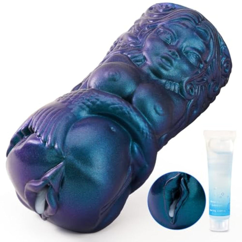 Pocket Pussy for Men Masturbator, Mermaid Silicone