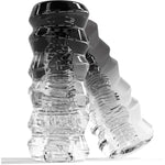 3D Realistic Pocket Stroker, Stretchable Inner Sleeve, Transparent Black