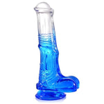 10 inch Thick Colorful Dildos, Soft Fantasy Dildo Sex Toys with Suction for Women, Men G spot