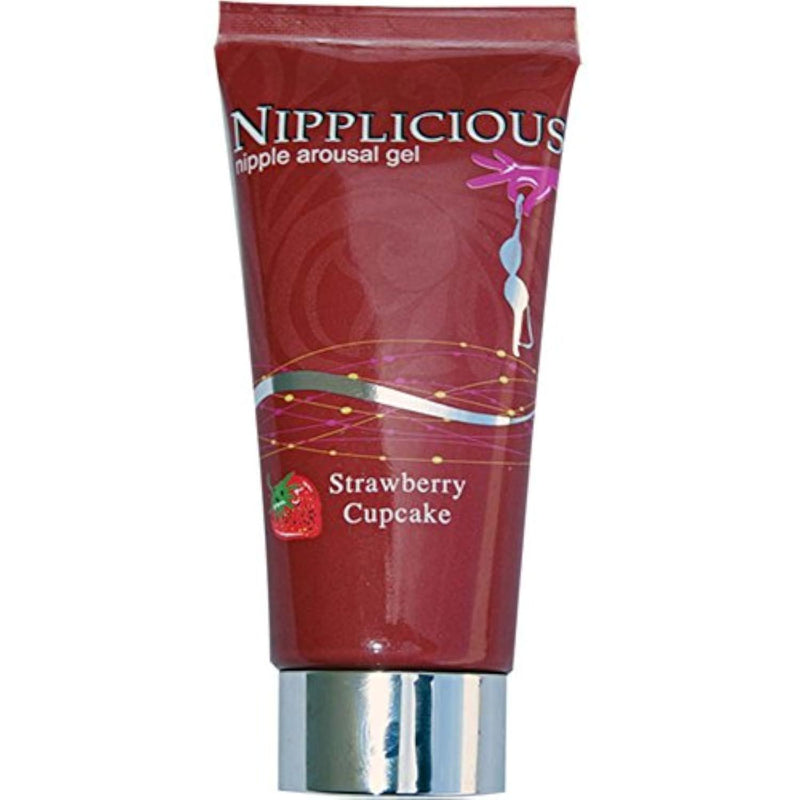Nipplicious Nipple Arousal Gel, Strawberry Cupcake, 1 Ounce