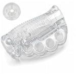 Clear Pocket Pussy Male Masturbator, TPE Sleeve, Sex Toys for Men