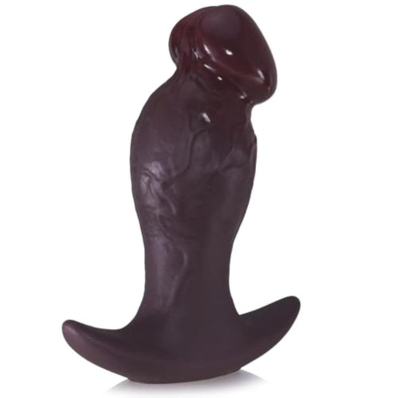 3.4'' Diameter Thick Silicone Anal Plug, 10.8'' Realistic Large Anal Dildo, XXL Butt Plug with Thick Soft Glans and T-Shape Base, Silicone Buttplug for Anal Trainer & Stretcher, Sex Toys for Men Women