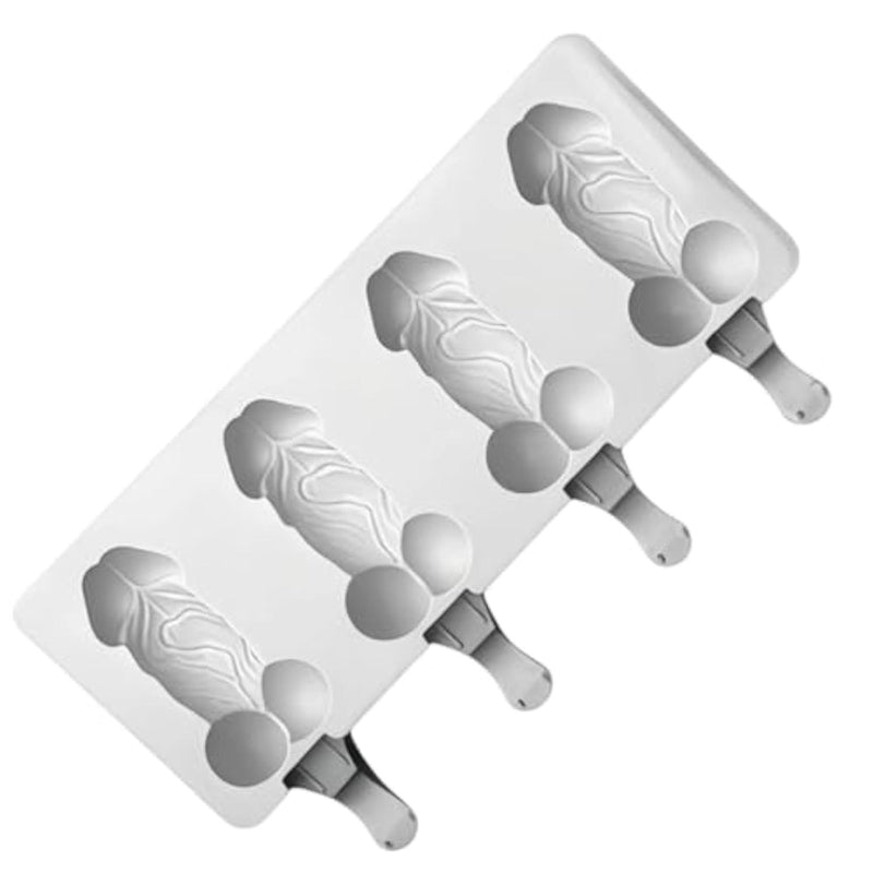 Ice Dildo Butt Plug Silicone Ice Tray for Foreplay Large Anal Plug