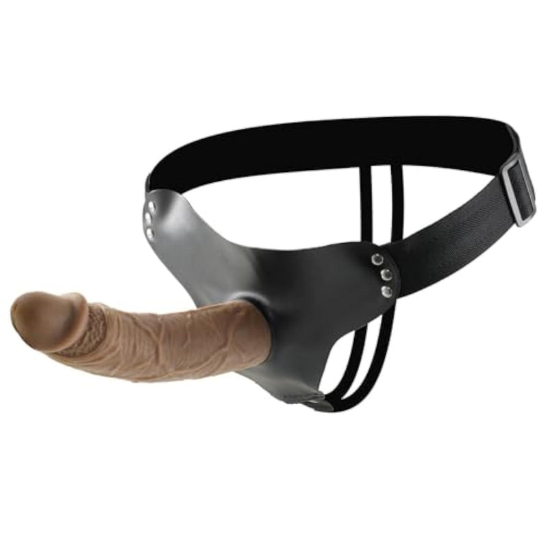 Strap On Realistic Silicone Dildo Harness for Pegging, Big Thick Anal G-spot Stimulator, Wearable Penis Cock Prostate Pantie Sex Toys with Suction Cup for Women Men Gay Lesbian Couple Beginner
