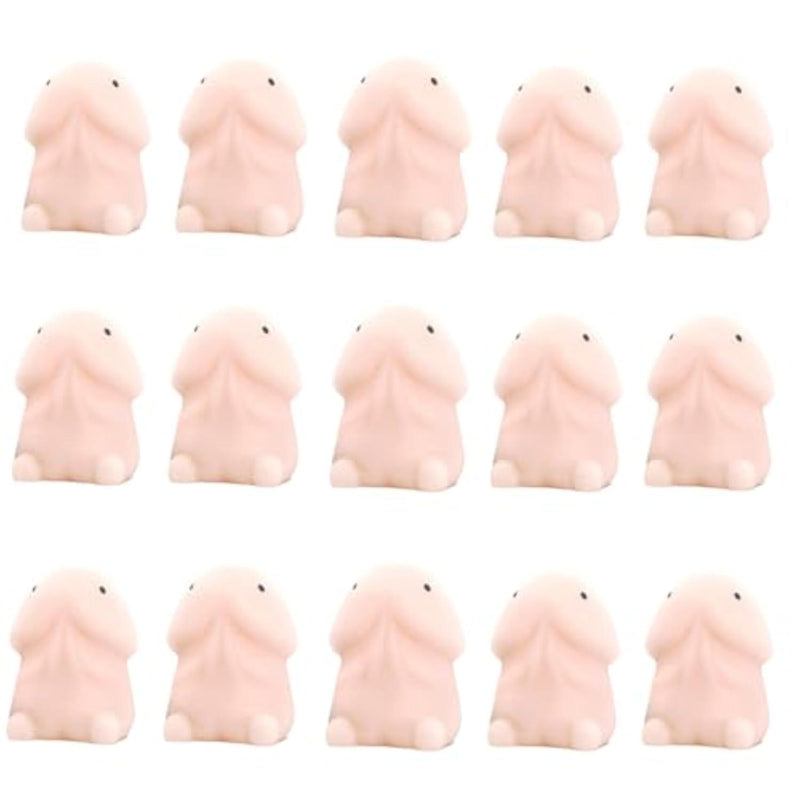 Mini Penis Adult Sex Toys,15Pcs Realistic Dildos Stress Relief Toy Couples Sex Toy for Men Women,Small Squishy Penis Shape Decompression Squeeze Toy for Relax Pressure, Sex Game Play Novelty Gag Gifts