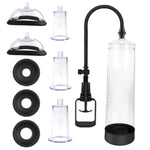 XIABALE Penis Vacuum Pump Pussy Pump Set?Manual Penis Enlarger Enlargement Extend Pump Air Pressure Device, Clitoral Pump Vagina Pumps Sexual Pleasure Suckers Tools for Couples