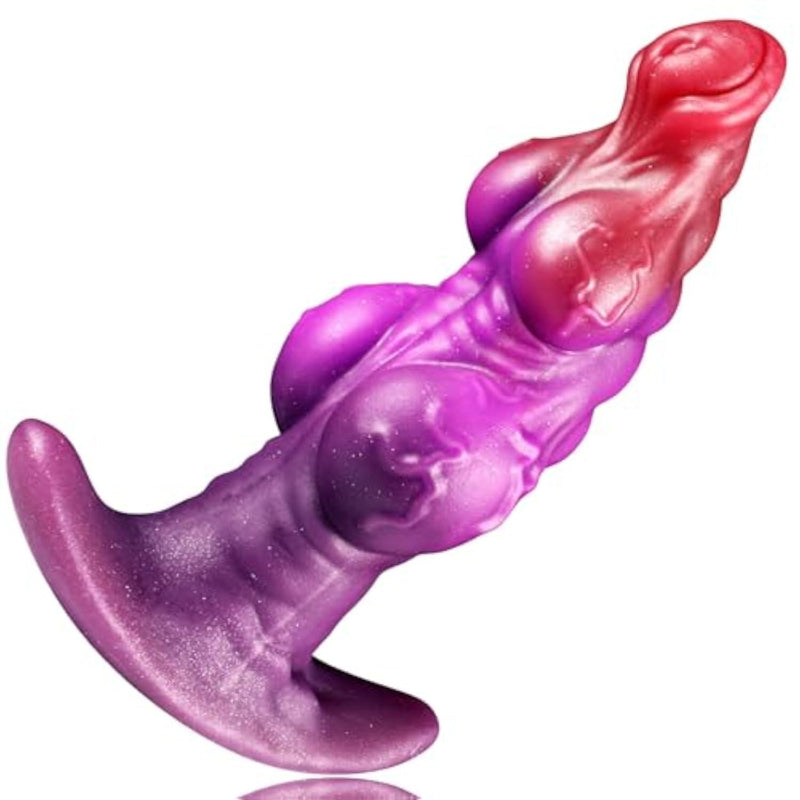 Anal Plug Knot Dildo Wearable Butt Plug Anal Beads Dilator Trainer (M)
