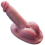 6.3 in Real Handmade Dildo, Lifelike Realistic Penis Adult Sex Toy, Silicone Suction Cup Dildos for Hands-Free Pleasure & Anal Play, Small Tiny Dildo for Beginners.