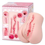 Male Masturbator 3 Channels Pocket Stroker Adult Sex Toys for Men 2.7LB