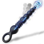 Thrusting Anal Beads Vibrator Prostate Massager, Anal Sex Toy Anal Toys with 9 Thrusting Vibration Modes & APP Control, Sex Toys for Men Women Couples, Anal Training Stimulator Male Vibrator