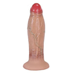 10.2-Inch Dual Density Silicone Dildo, Large Thick Design with Suction Cup