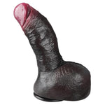 8.8 Inch Thick Big Black Realistic Dildo with Strong Suction Cup
