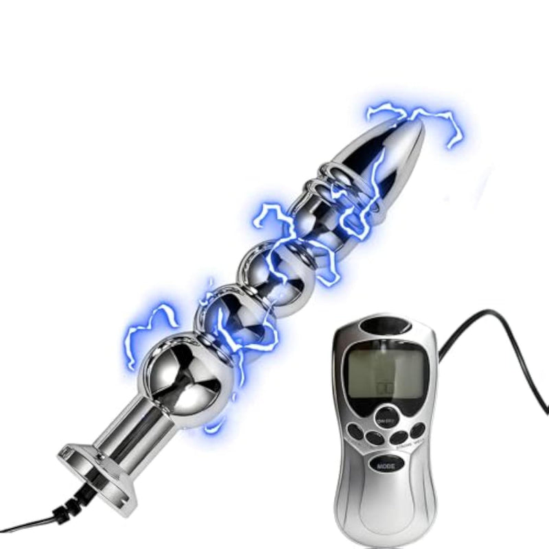 Electric Shock Butt Plug Estim for Men 8 Shock Modes E-Stim Electrosex Toys