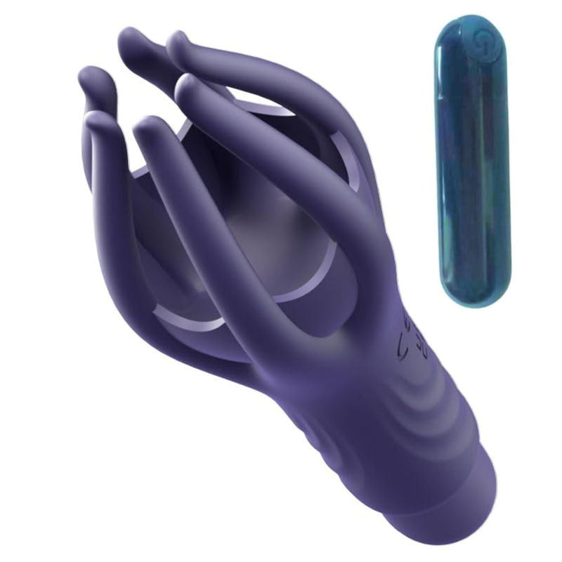 Mini Bullet Vibrator Penis Vibrator Prostate Massager Personal Massager Male masturbator Finger Vibrator Nipple Stimulation Clitoral Vibratoirs Soft Silicone Waterproof Rechargeable Couples Sex Toy