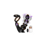 Male Prostate Massager Anal Vibrator - 5 in 1 Sex Toys for Men with 5 Rotating & 10 Vibrating Modes, Butt Plug Anal Beads with Cock Ring, Vibrating Adult Prostate Toys with Romote Control and APP