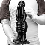 14 Inch Black Dildo Huge Monster Dildo Realistic Anal Dildo Silicone Dildo Thrusting Dildo Suction Cup Dildo Strap on Dildo with Strong Suction Cup for Anal Plug Adult Sex Toys