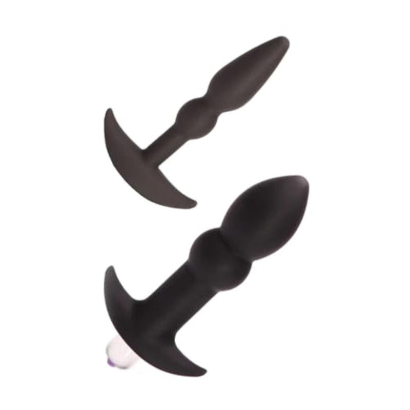 Perfect Plug Kit Silicone Anal Starter with 3-Speed Vibrating Bullet
