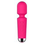 Vibrator Wand Small Personal Massager Vibrators for Woman,Mini Vibrater Vibrating Wand Massager,Sex Toys with 8 Speeds & 20 Patterns Clitoral Stimulator Adult Sex Toys for Women Men,Pink