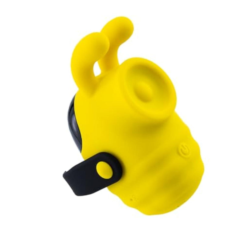 Rabbit Finger Sucking Vibrator for Women Couples, Rechargeable Silicone Clitoral & Nipple Stimulator, Quiet Mini Personal Massager, Portable Adult Toy