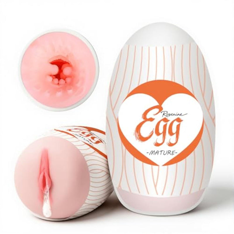 Egg Male Masturbators for Penis Training,Textured Stroker Pocket Pussy Stretchable Stimulator Sleeve with Strong Suction, Realistic Portable Anal Sex Toys for Men?Virgin Vagina?