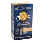 My Tailored Classic Custom Fit (55F) Latex Condoms with a Brass Pocket Case, 10 Count