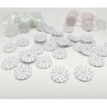 DIY Acupuncture Mat Accessories - BDSM Spiked Discs for Pain Play-Plastic Spiked for Torture Toys -Sadistic Kink Gear – Fetish Accessories for Bondage, Punishment, Sensation Play?40 PCS
