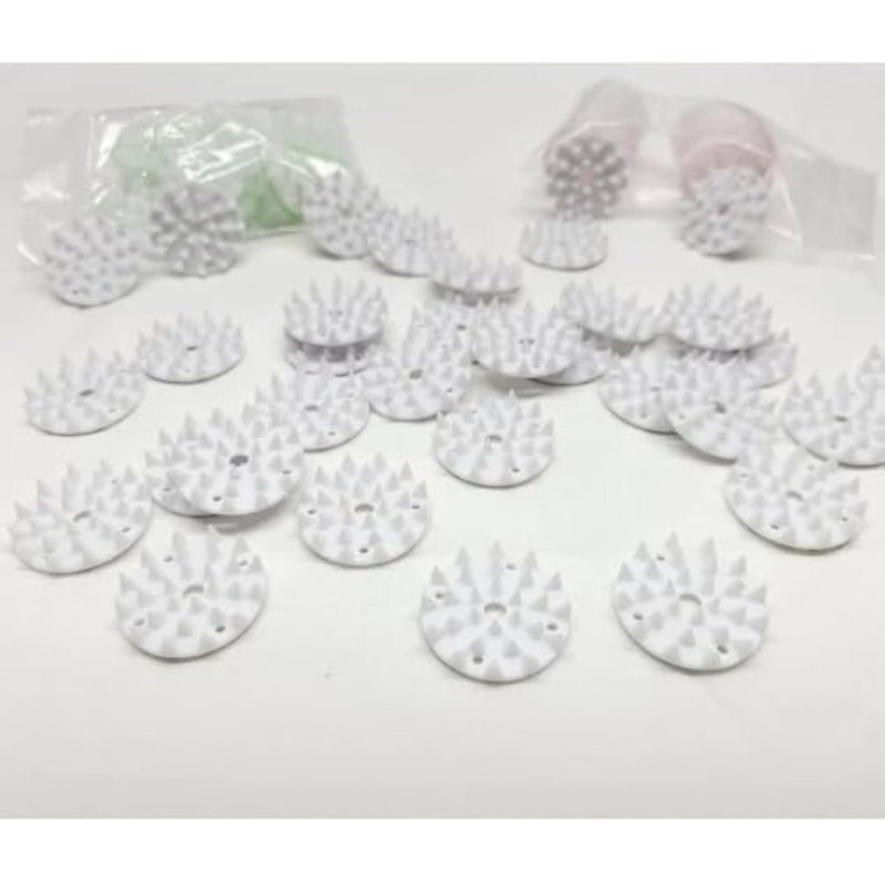 DIY Acupuncture Mat Accessories - BDSM Spiked Discs for Pain Play-Plastic Spiked for Torture Toys -Sadistic Kink Gear – Fetish Accessories for Bondage, Punishment, Sensation Play?40 PCS