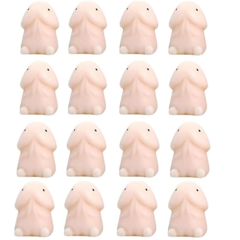Mini Penis Adult Sex Toys,16Pcs Realistic Dildos Stress Relief Toy Couples Sex Toy for Men Women,Small Squishy Penis Shape Decompression Squeeze Toy for Relax Pressure, Sex Game Play Novelty Gag Gifts