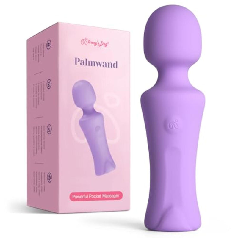 Tracy’s Dog Pocket Wand Vibrator - Mini Cordless Wand Massager for Women Clit Stimulation, 4 Intensity Levels, Waterproof, Rechargeable Travel-Friendly Adult Sex Toy for Solo & Couples, Sex Games