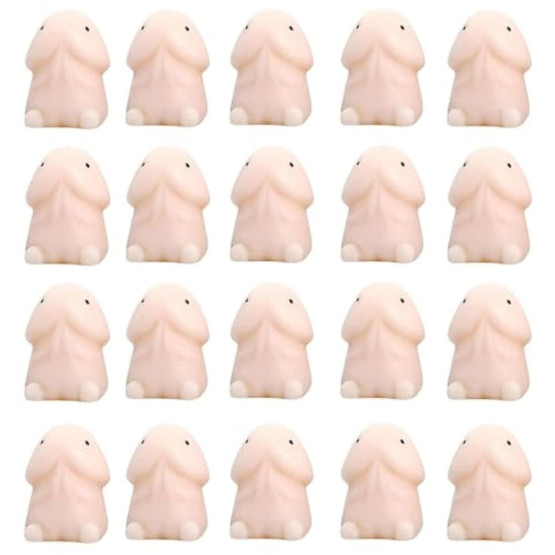 Mini Penis Adult Sex Toys,20Pcs Realistic Dildos Stress Relief Toy Couples Sex Toy for Men Women,Small Squishy Penis Shape Decompression Squeeze Toy for Relax Pressure, Sex Game Play Novelty Gag Gifts