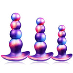 Anal Plug Training Set Wearable Anal Beads Butt Plug Trainer Kit Dilator