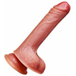 7 Inch Dildo Realistic with Suction Cup, Hands-Free, Beginner Vaginal & Anal Sex Toy, Lifelike Soft Silicone Penis, Waterproof Material, 1.4 in Diameter, Huge Dildo, Dildos