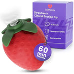 Strawberry Clit Sucker Womens Sex Toy, Discreet Air Pulse Suction