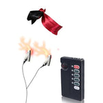 Vibrating Nipple Clamps Electric Shock Clitorist Clamp BDSM Sensory Play