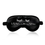 Funny Silk Eye Mask for Travel Gifts Nap Meditation Night Sleep Blindfold