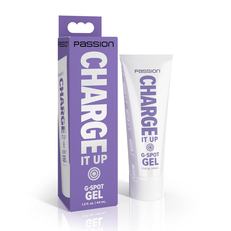 Passion Charge Up G-Spot Gel 1.5 Oz – G-Spot Arousal Gel for Women, Cooling Sensation Formula, Intimate Stimulation, Water Based Compatible Personal Enhancement Gel