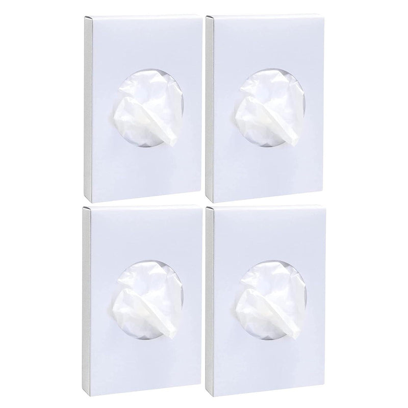 Universal Feminine Disposal Bags for Menstrual Care Products 4 Pack -30ct Refill Box- for Disposal of Tampons, Pads, Hygiene Products