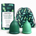 Menstrual Cup Set - Reusable Small & Large Period Cups for Beginners