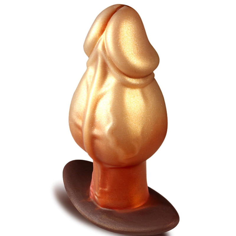 Tapered Anal Plug Wearable Butt Plug Dilator Stretcher 6.3 x 2.36 Inch (M)