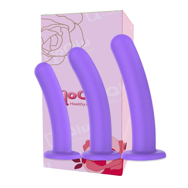 Silicone Pelvic Floor Muscle Dilator Trainer Set, Women's, 3-Pack