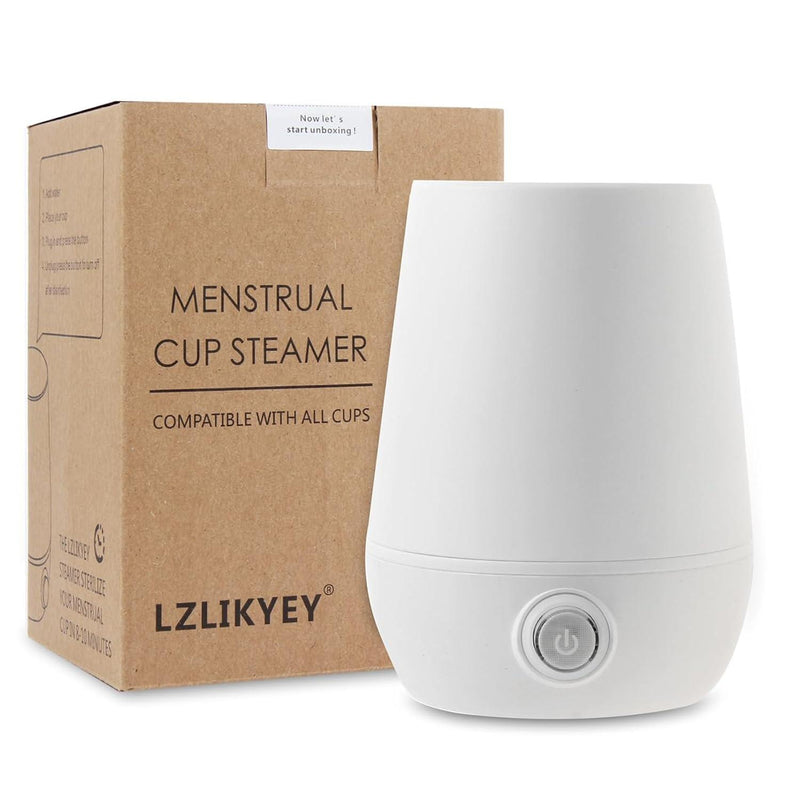 Menstrual Cup Sterilizer Steamer, 3-in-1 for Cleans, Dries, and Stores Your Period Cup- Leak-Free - 99.9% Cleaned, Suitable for Any Cups