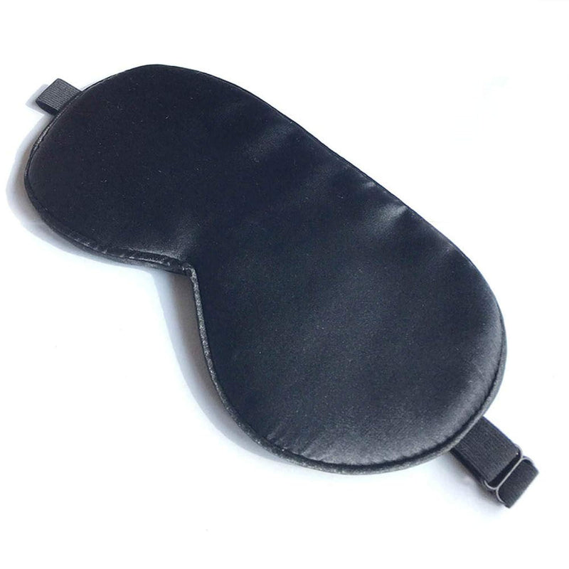 Silk Sleep Mask, Blackout Eye Mask for Sleeping with Adjustable Strap