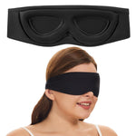 Sleep Mask for Side Sleepers, Machine Washable Eye Mask, Black