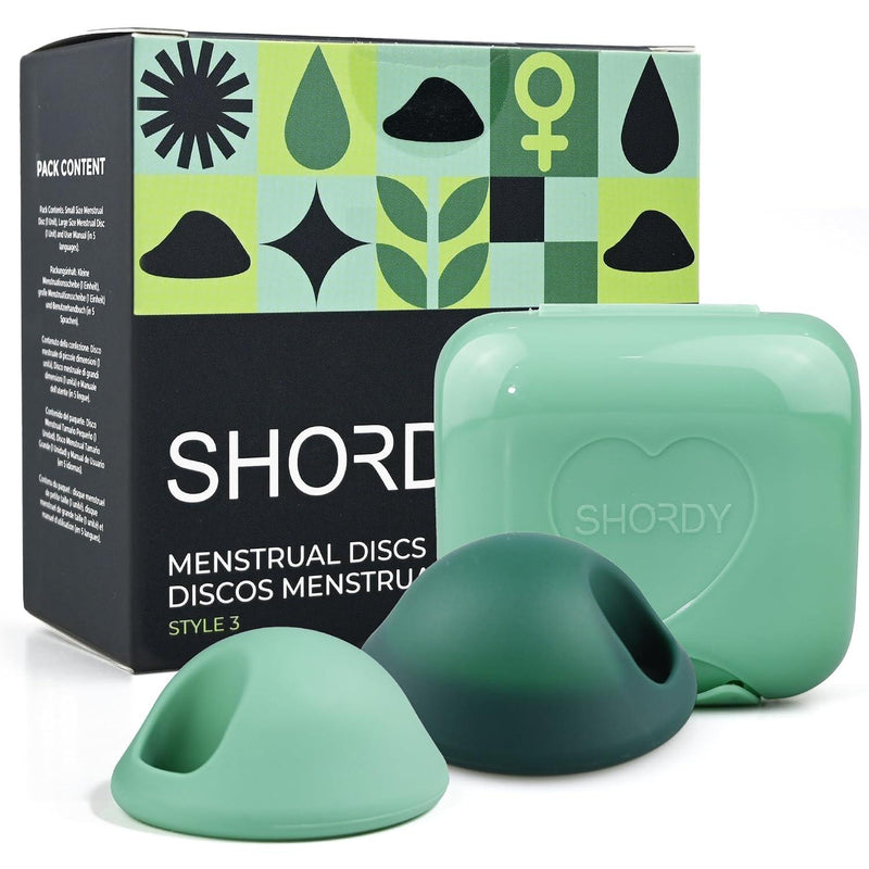 Reusable Menstrual Disc Set - Small & Large for Light to Heavy Flow