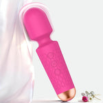 Handheld Massager 20 Patterns Rose Pink Mini Massage Tool for Muscle Relax