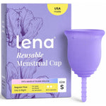 Menstrual Cup - Soft Reusable Period Cups for Women - Small, Purple
